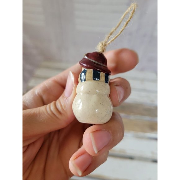 Mini stocking candy cane reindeer rocking horse snowman ornament set Xmas holida - Picture 10 of 10